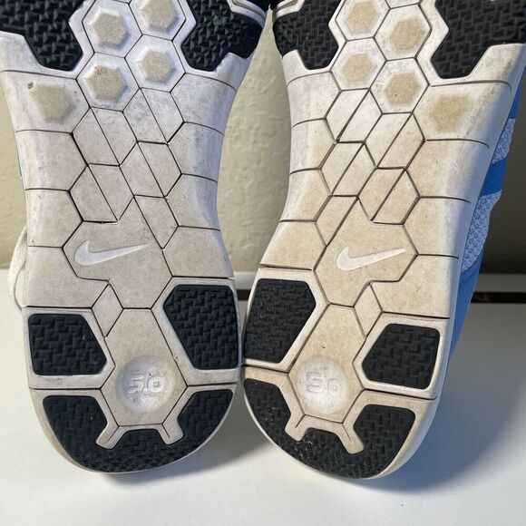 Nike Free Trainer 5.0 V6 AMP North Carolina PE white, size 8.5 723939-402 unc - Picture 9 of 9